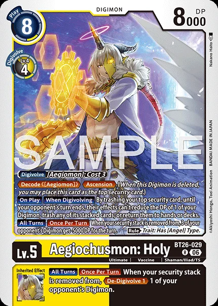 Aegiochusmon: Holy