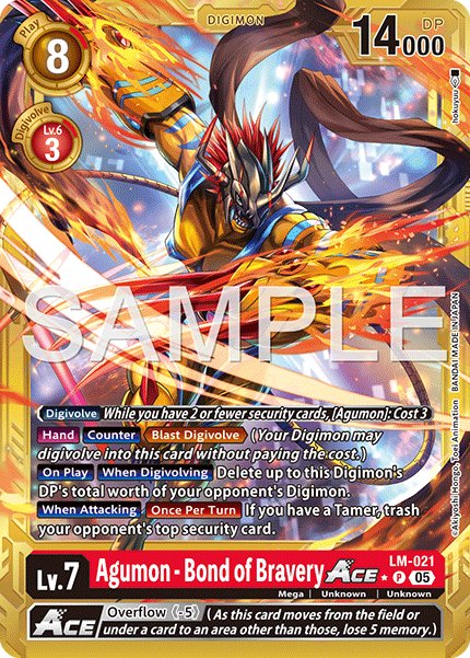 Agumon - Bond of Bravery ACE