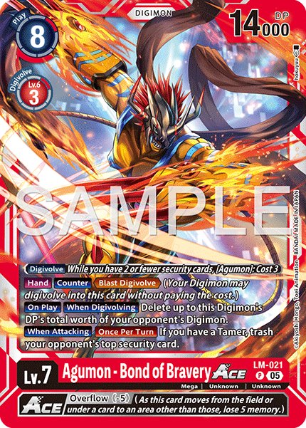 Agumon - Bond of Bravery ACE