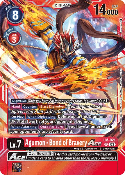 Agumon - Bond of Bravery ACE