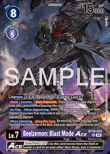 Beelzemon: Blast Mode ACE