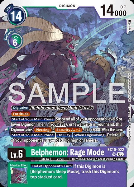 Belphemon: Rage Mode