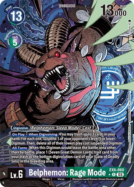 Belphemon: Rage Mode