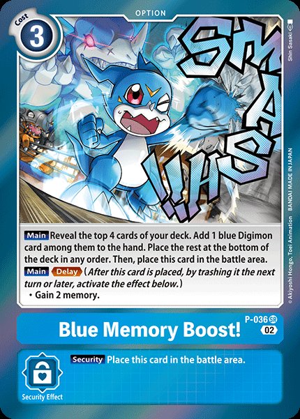 Blue Memory Boost!