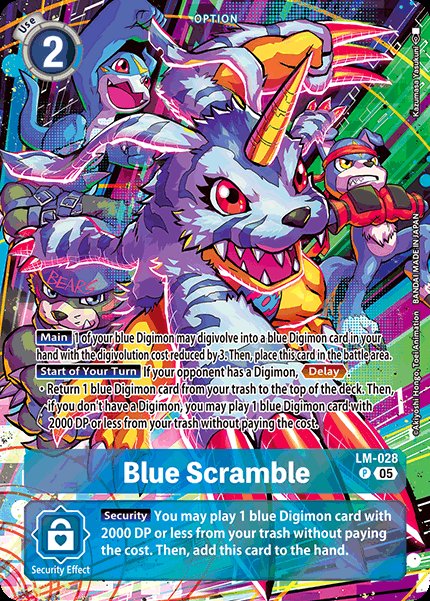 Blue Scramble
