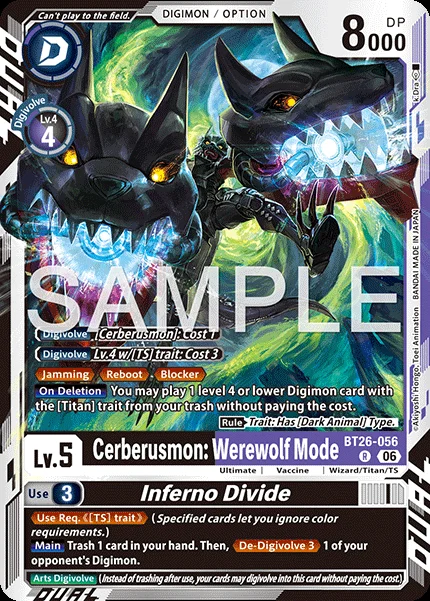 Cerberusmon: Werewolf Mode