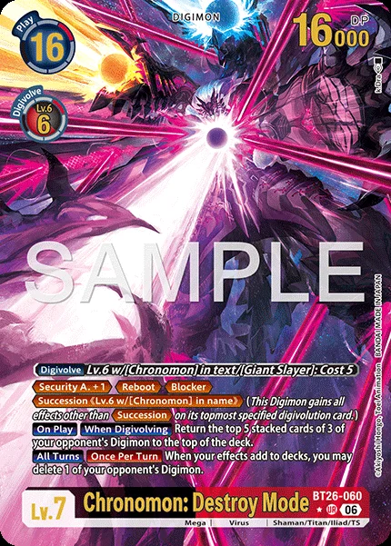 Chronomon: Destroy Mode