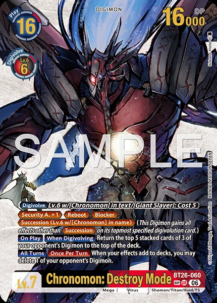 Chronomon: Destroy Mode