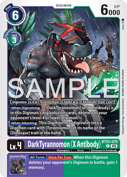 DarkTyrannomon (X Antibody)