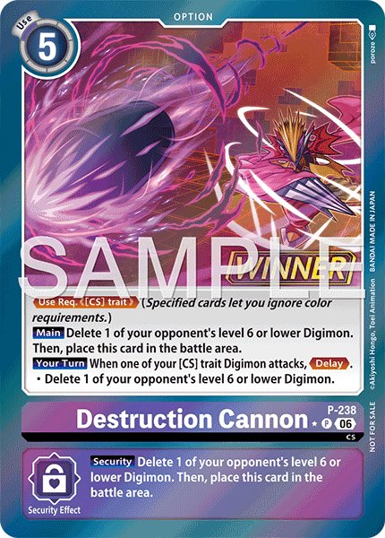 Destruction Cannon