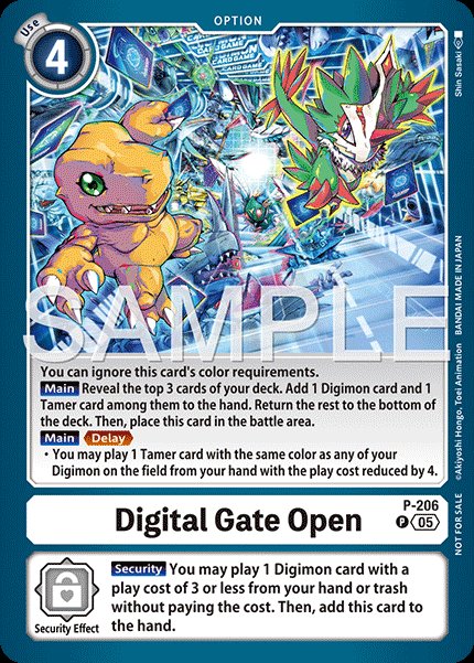 Digital Gate Open