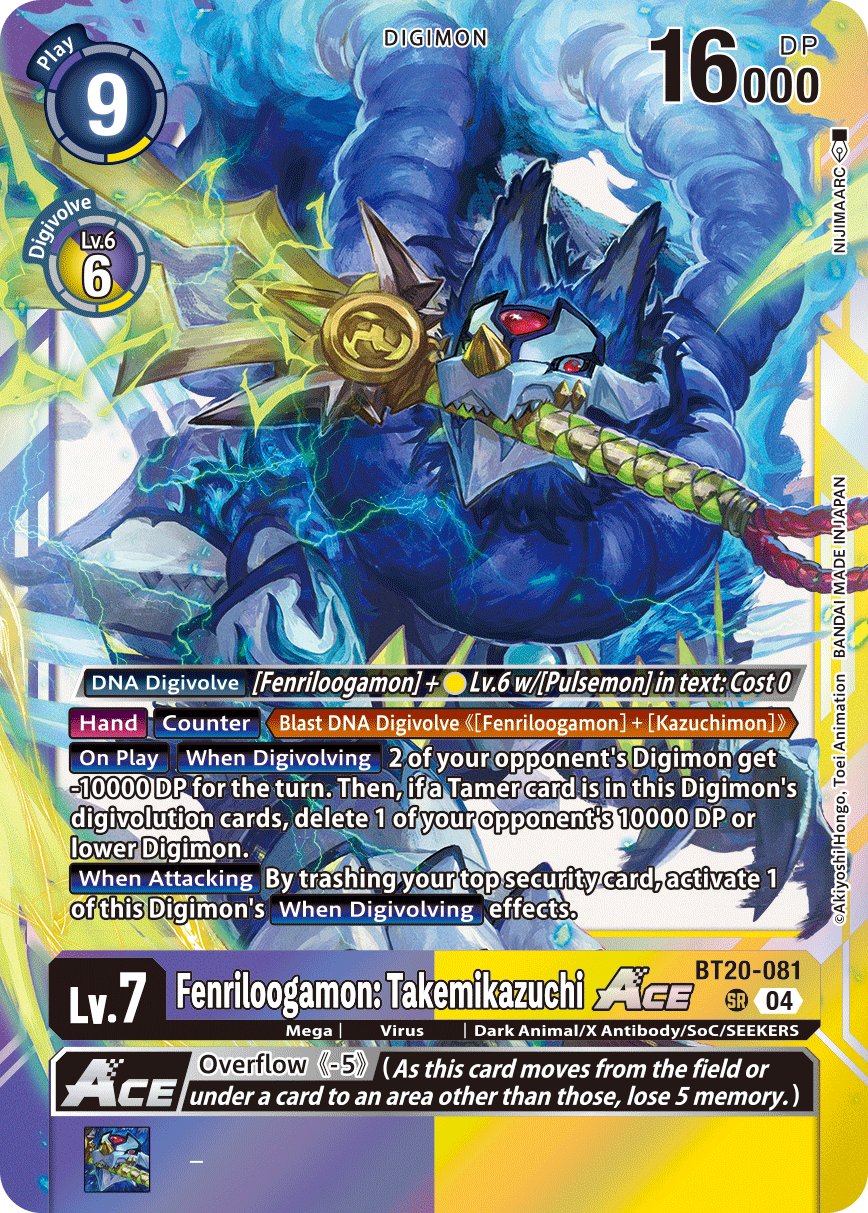 
                        Fenriloogamon: Takemikazuchi ACE
                      