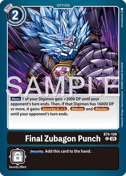 Final Zubagon Punch