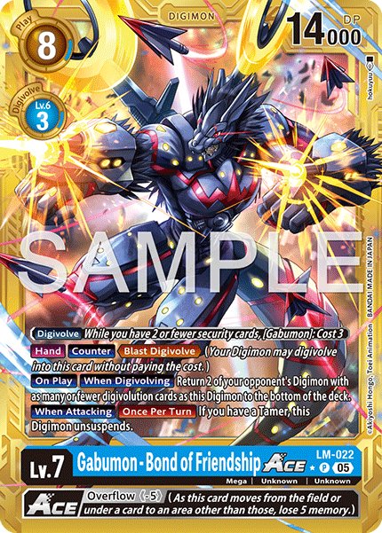 Gabumon - Bond of Friendship ACE