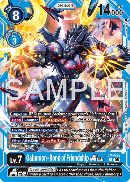 Gabumon - Bond of Friendship ACE