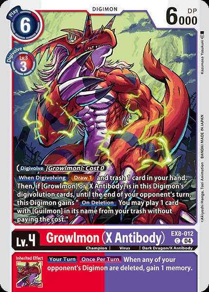 Growlmon (X Antibody)