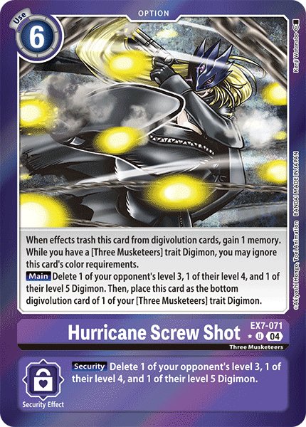 Hurricane Screw Shot