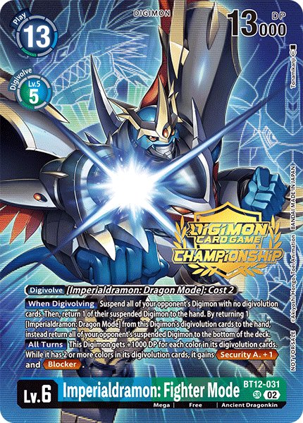 Imperialdramon: Fighter Mode