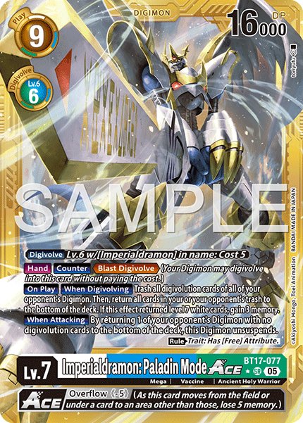 Imperialdramon: Paladin Mode ACE