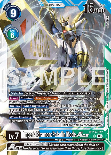 Imperialdramon: Paladin Mode ACE