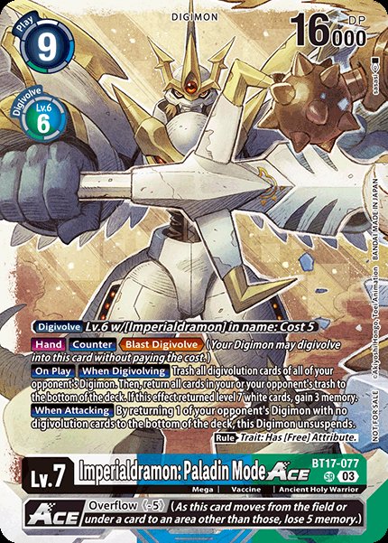 Imperialdramon: Paladin Mode ACE