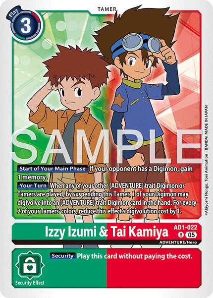 Izzy Izumi & Tai Kamiya