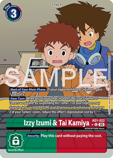 Izzy Izumi & Tai Kamiya