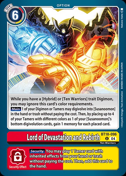 
                        Lord of Devastation and Rebirth
                      