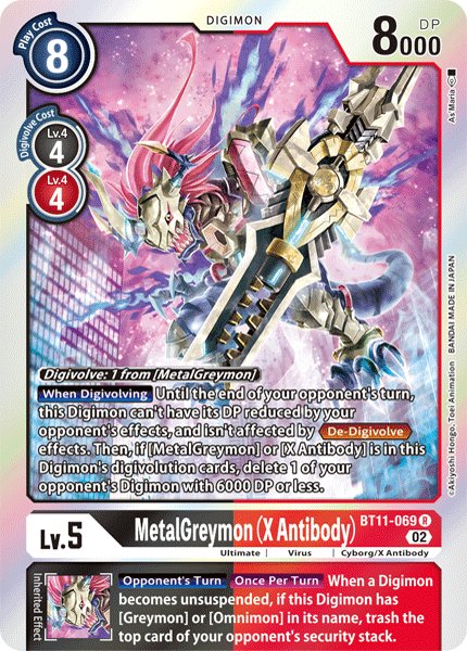 MetalGreymon (X Antibody)