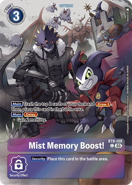 Mist Memory Boost!
