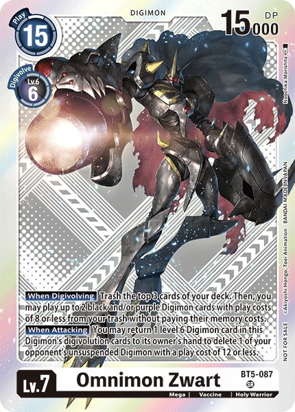 Omnimon Zwart