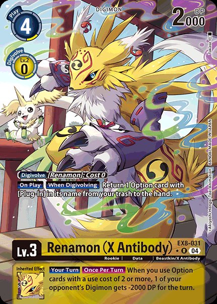 Renamon (X Antibody)