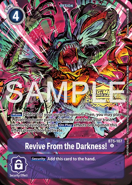 Revive From the Darkness!