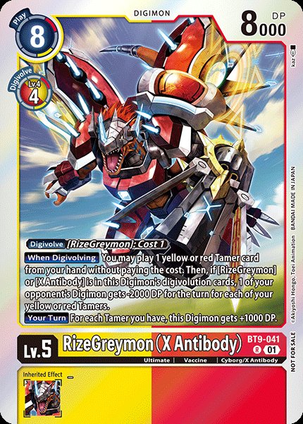 RizeGreymon (X Antibody)
