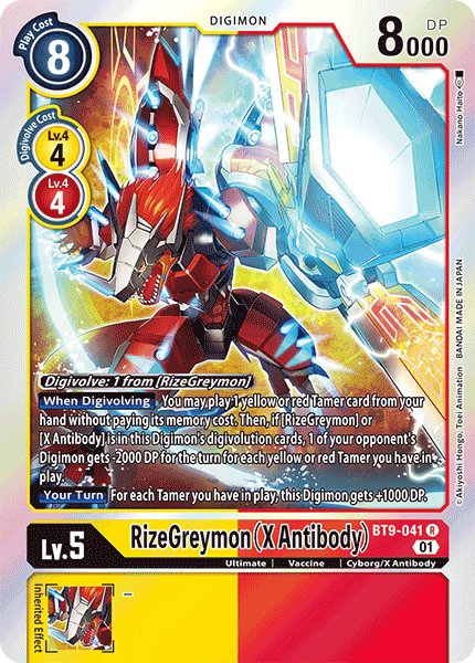 RizeGreymon (X Antibody)