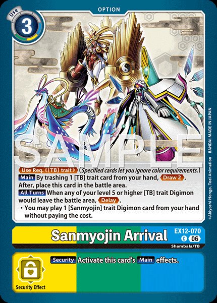 Sanmyojin Arrival