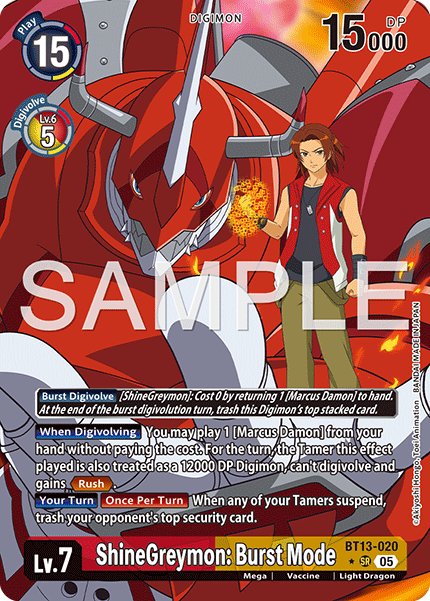 ShineGreymon: Burst Mode