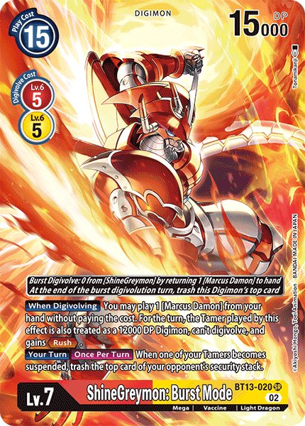 ShineGreymon: Burst Mode