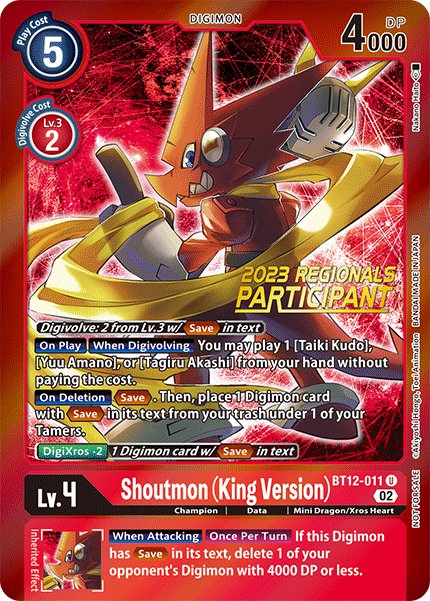 Shoutmon (King Version).