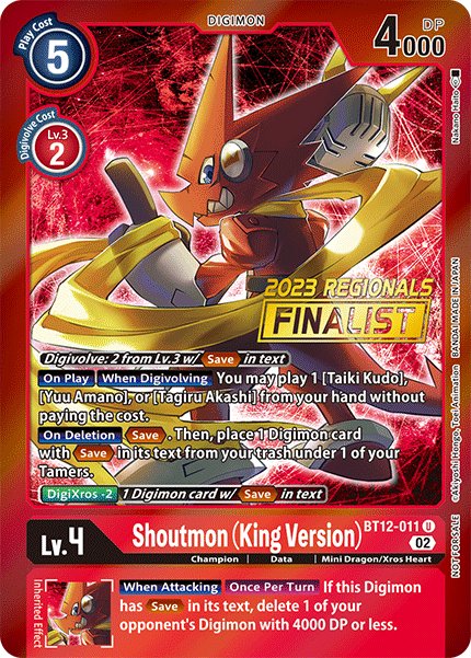 Shoutmon (King Version).