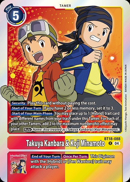 
                        Takuya Kanbara & Koji Minamoto
                      
