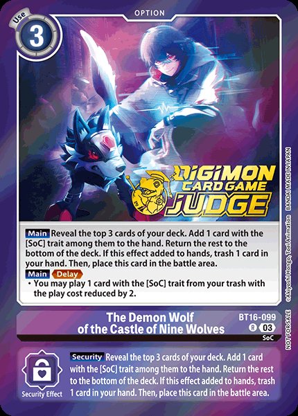 The Demon Wolf of the Castle of Nine Wolves