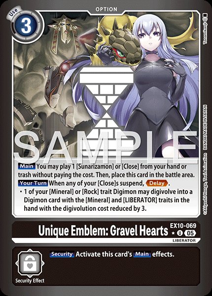 Unique Emblem: Gravel Hearts