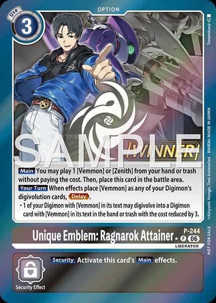 Unique Emblem: Ragnarok Attainer