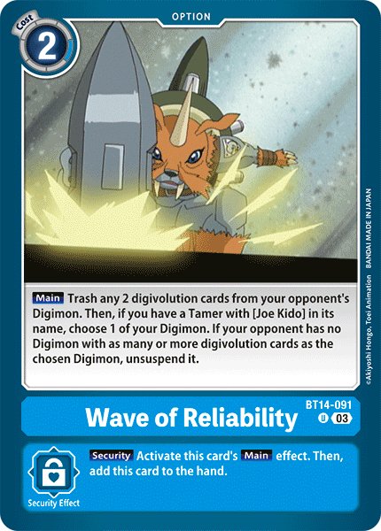 Wave of Reliability