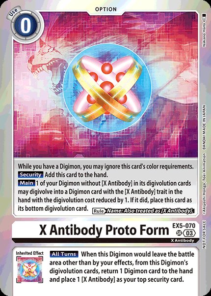 X Antibody Proto Form