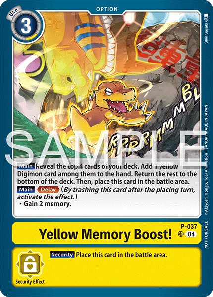 Yellow Memory Boost!