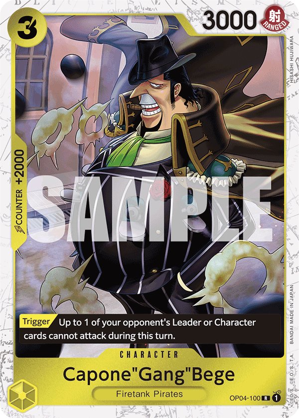 Capone"Gang"Bege (OP04-100) (Jolly Roger Foil)