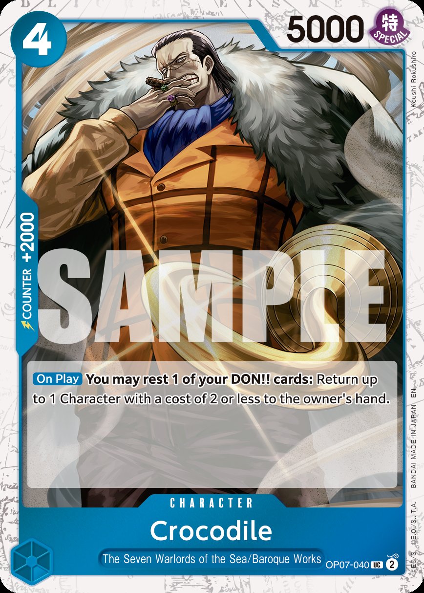 Crocodile - OP07-040 (Pirate Foil)
