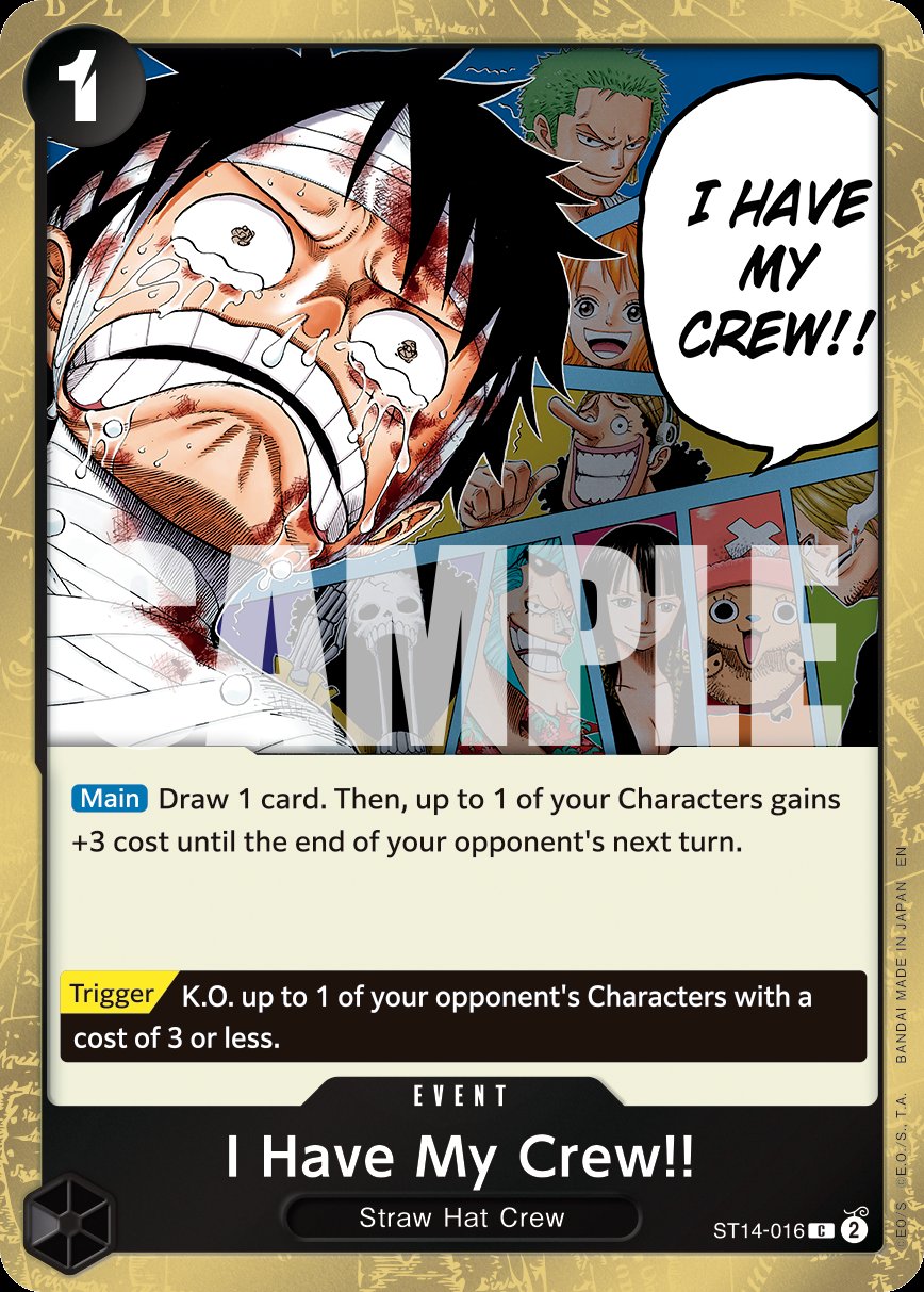 I Have My Crew!! (Pirate Foil)